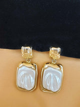 Molten Pearl Earring