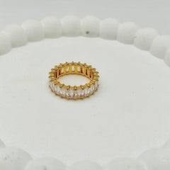 Baguette Cubic Zirconia Ring