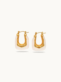 Acrylic Hoop Earrings