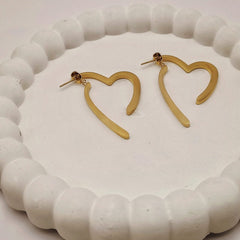 Hanging Heart Earrings