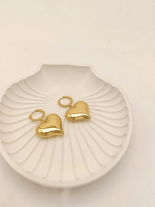 Chunky Heart Earrings