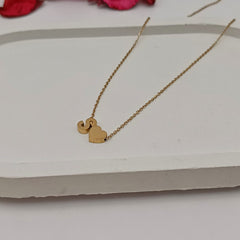 Name Initial Necklace - S