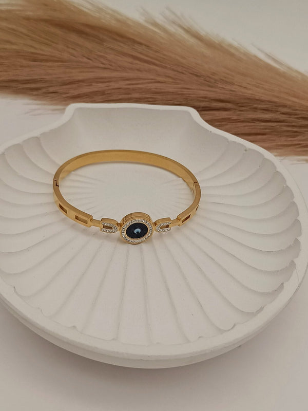 Studded Evil Eye Bracelet