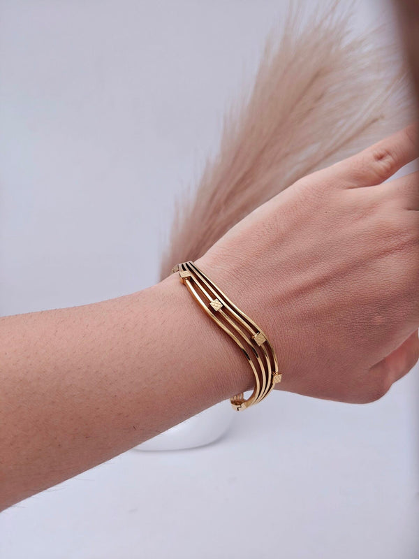 Twisted Chic Cuff Bracelet