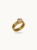 Ancient Greek Solitaire Ring
