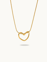 Hollow Heart Pendant Necklace