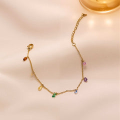 Multi Colour Charms Bracelet