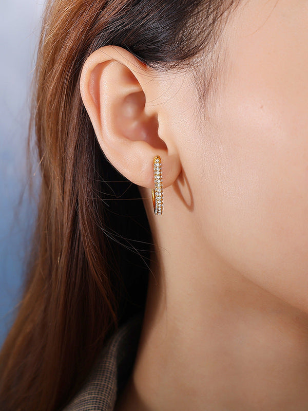 Evoke Studded Hoop Earrings