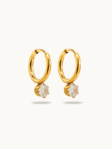 Soft Shine Huggie Earrings